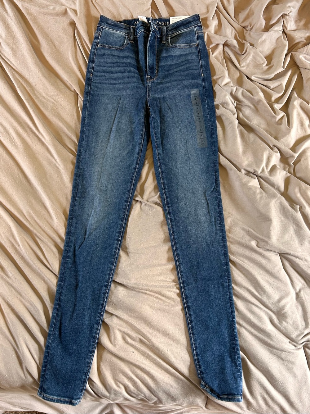 American Eagle Outfitters Dark Blue High-Rise Jeggings